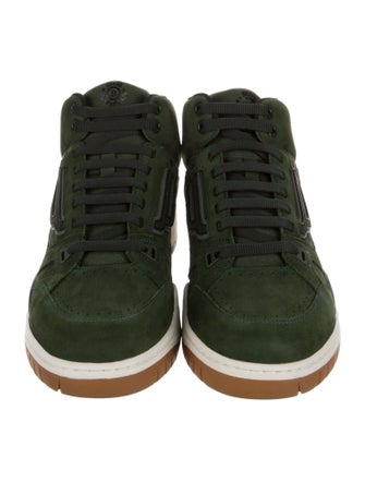 Bally Suede Printed Sneakers