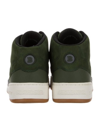 Bally Suede Printed Sneakers