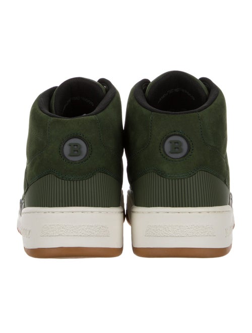 Bally Suede Printed Sneakers