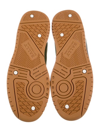 Bally Suede Printed Sneakers