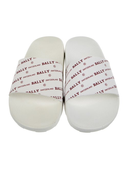 Bally Leather Printed Slides