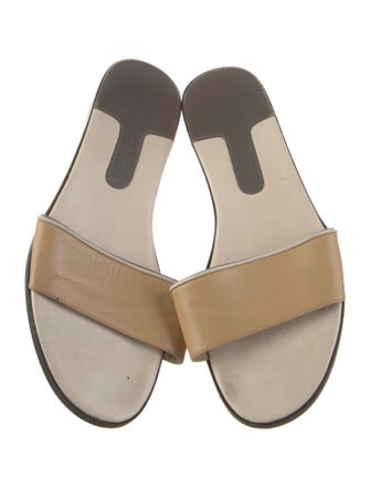 Bally Signature Logo Leather Slides