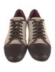 Bally Suede Colorblock Pattern Sneakers
