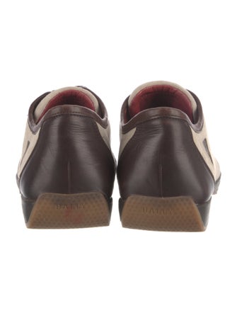 Bally Suede Colorblock Pattern Sneakers