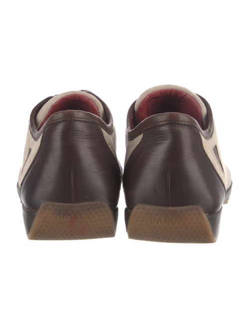 Bally Suede Colorblock Pattern Sneakers