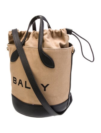 Bally Canvas Bucket Bag