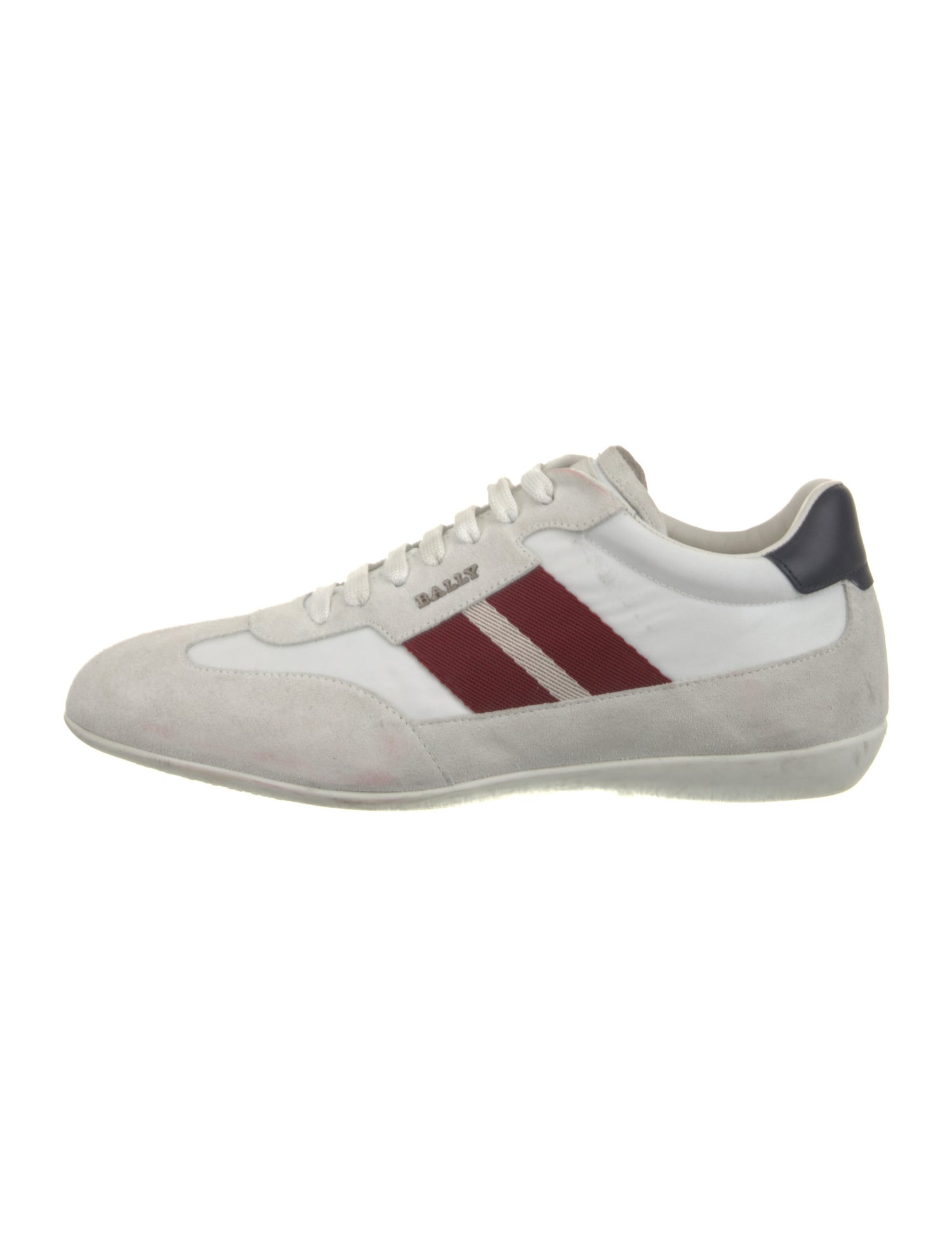 Bally Suede Striped Sneakers