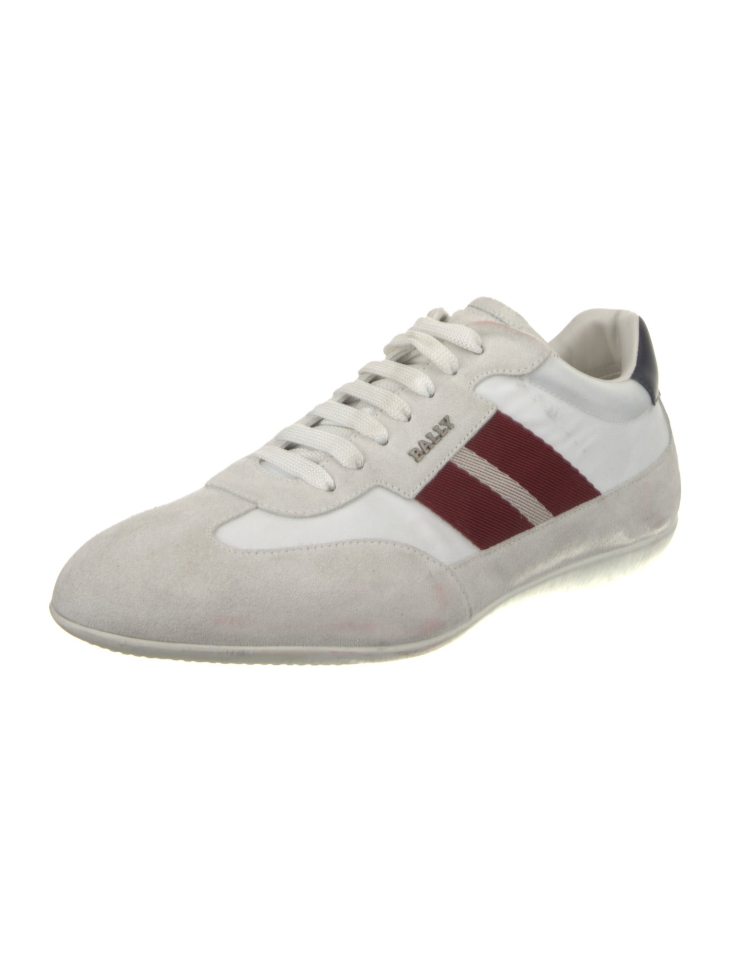 Bally Suede Striped Sneakers