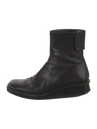Bally Leather Combat Boots