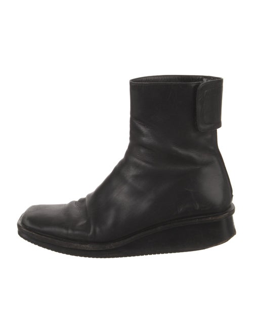 Bally Leather Combat Boots