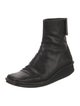 Bally Leather Combat Boots