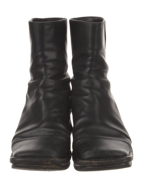 Bally Leather Combat Boots