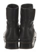 Bally Leather Combat Boots