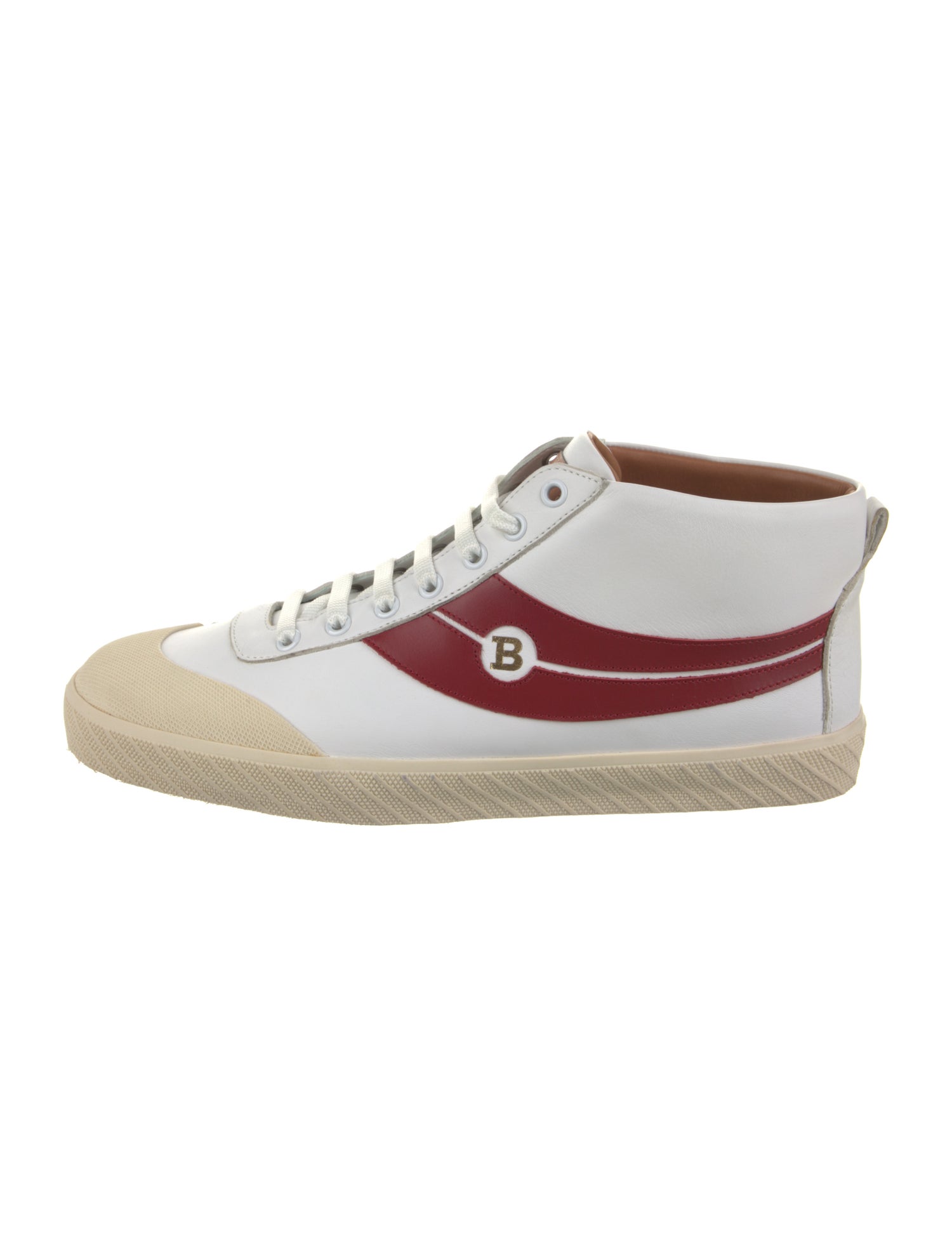 Bally Leather Printed Sneakers