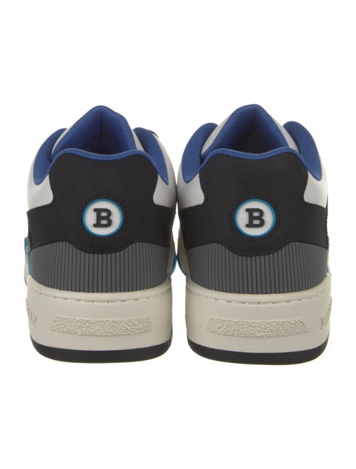Bally Leather Colorblock Pattern Sneakers
