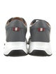 Bally Leather Colorblock Pattern Sneakers