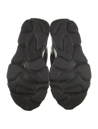 Bally Leather Colorblock Pattern Sneakers