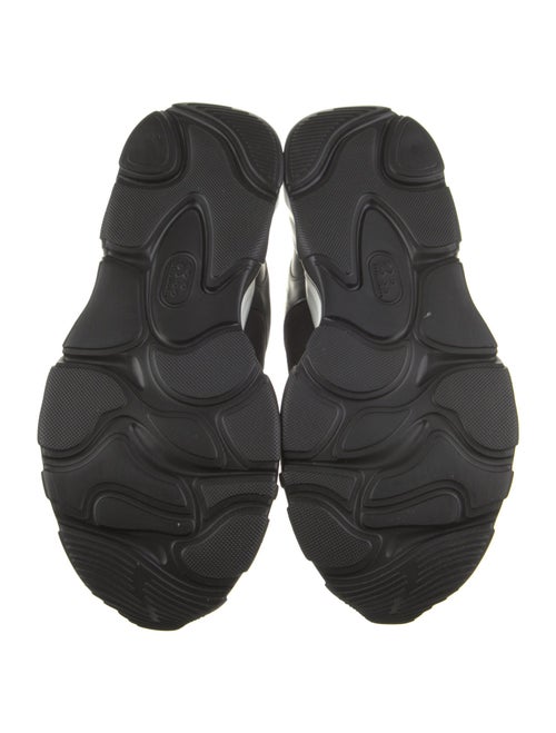 Bally Leather Colorblock Pattern Sneakers