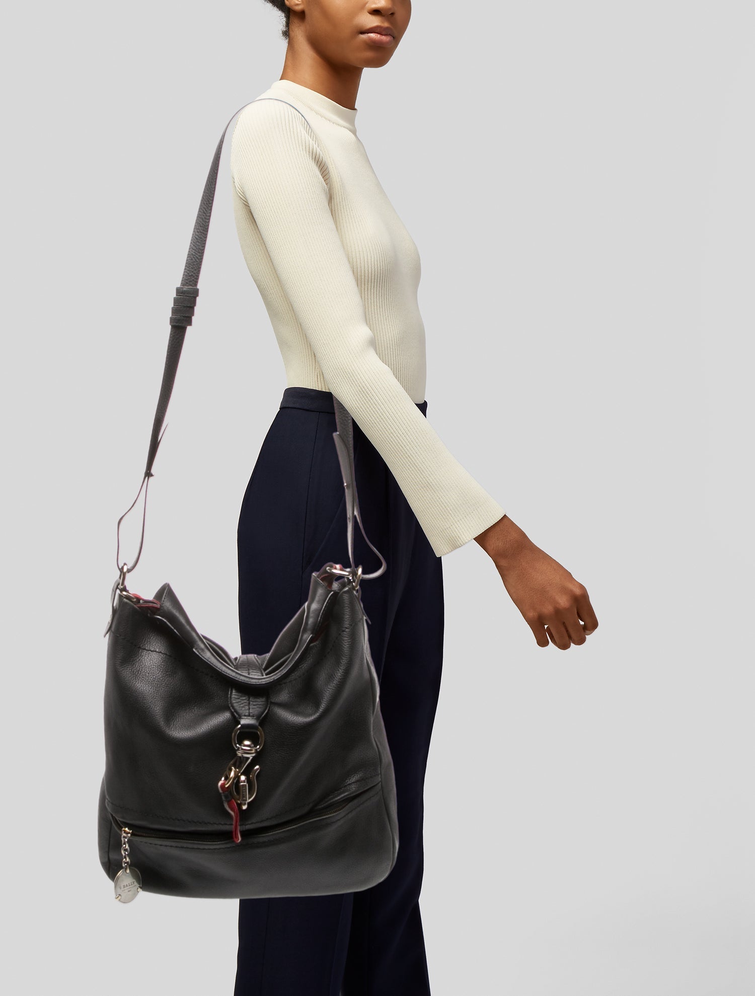 Bally Leather Hobo