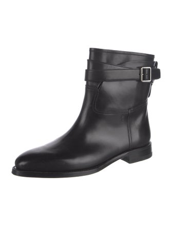 Bally Leather Rain Boots