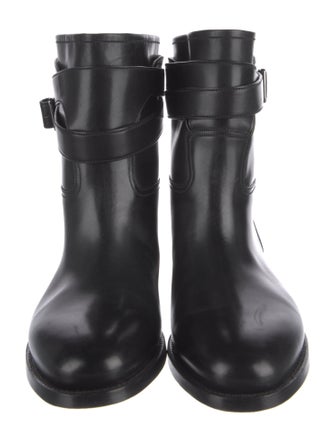 Bally Leather Rain Boots