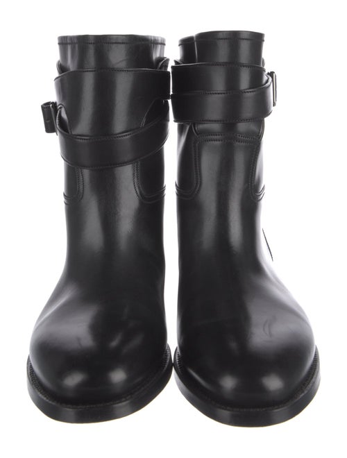 Bally Leather Rain Boots
