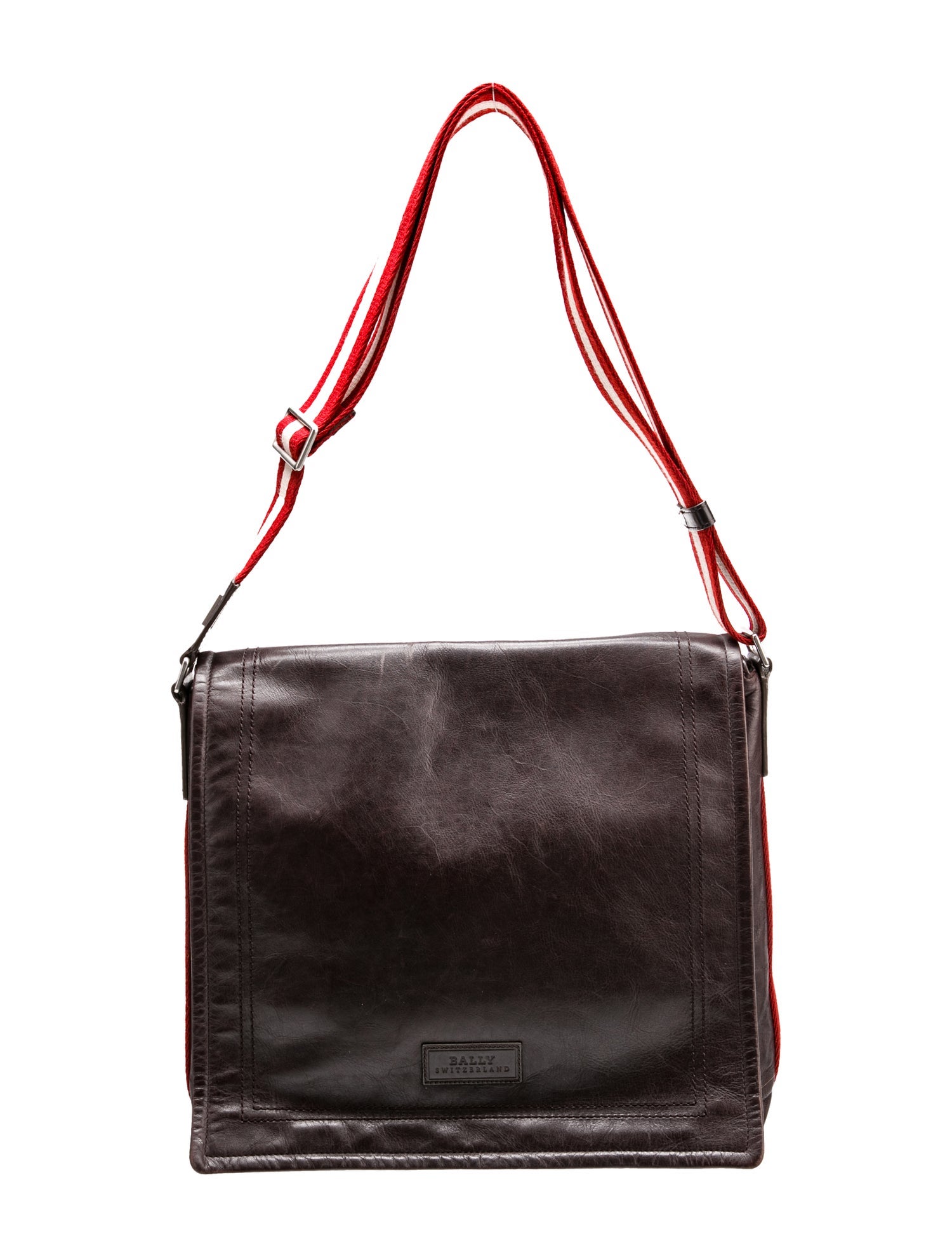 Bally Leather Messenger Bag