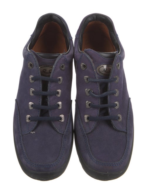 Bally Suede Leather Trim Embellishment Sneakers