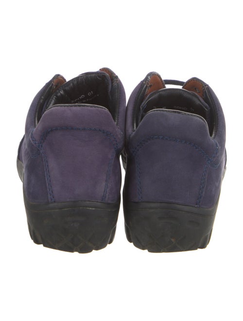 Bally Suede Leather Trim Embellishment Sneakers