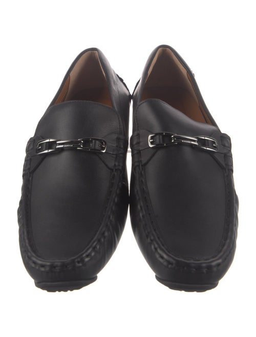 Bally Leather Cutout Accent Drivers