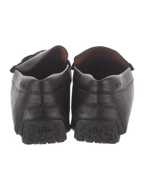 Bally Leather Cutout Accent Drivers