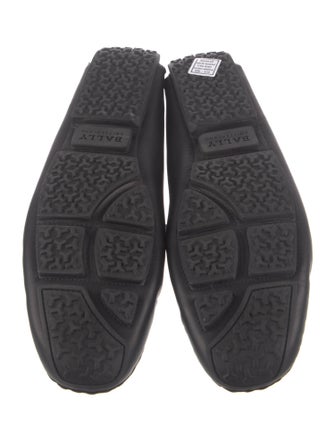 Bally Leather Cutout Accent Drivers