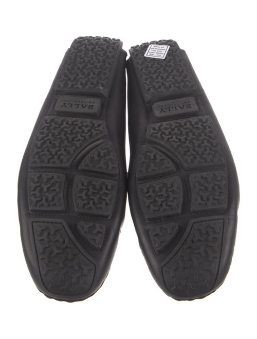 Bally Leather Cutout Accent Drivers
