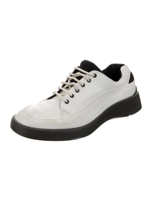 Bally Leather Colorblock Pattern Sneakers
