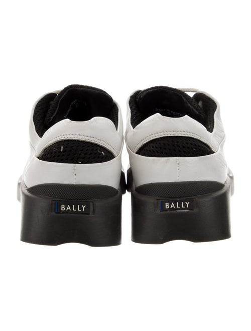 Bally Leather Colorblock Pattern Sneakers