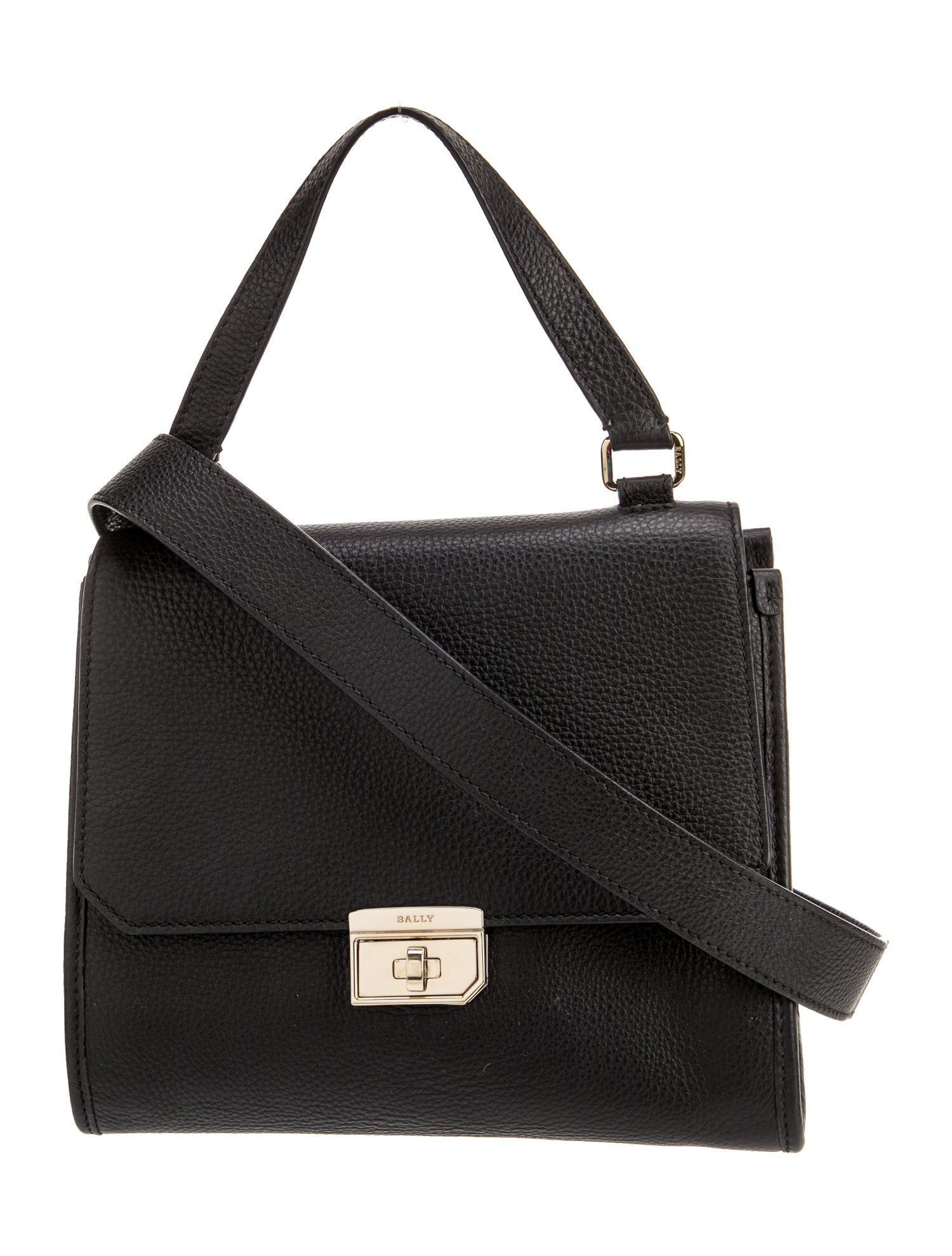 Bally Leather Top Handle Bag