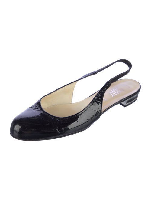Bally Patent Leather Slingback Flats