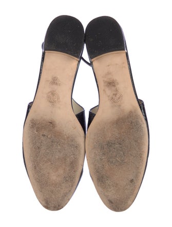 Bally Patent Leather Slingback Flats