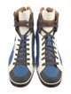 Bally Leather Colorblock Pattern Sneakers