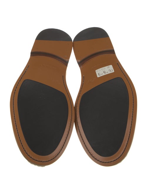 Bally Embossed Leather Loafers