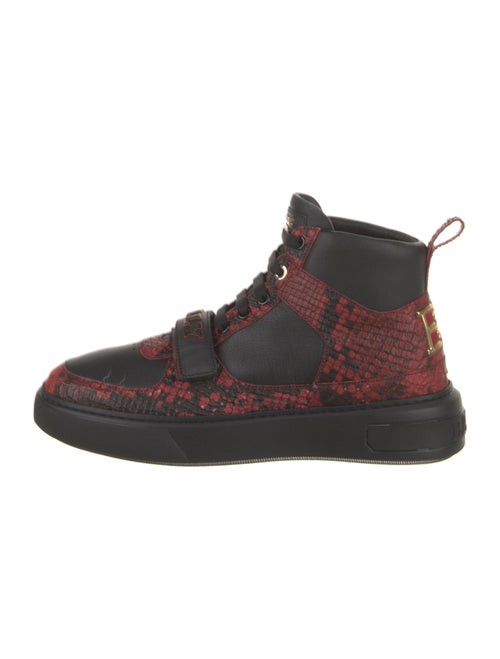 Bally Leather Printed Sneakers
