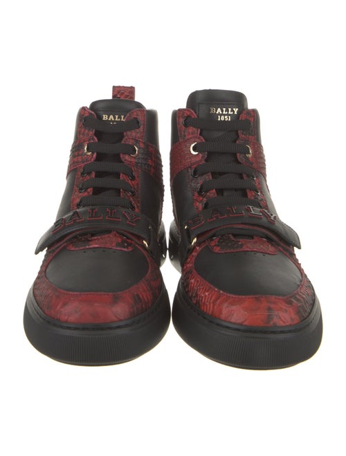Bally Leather Printed Sneakers
