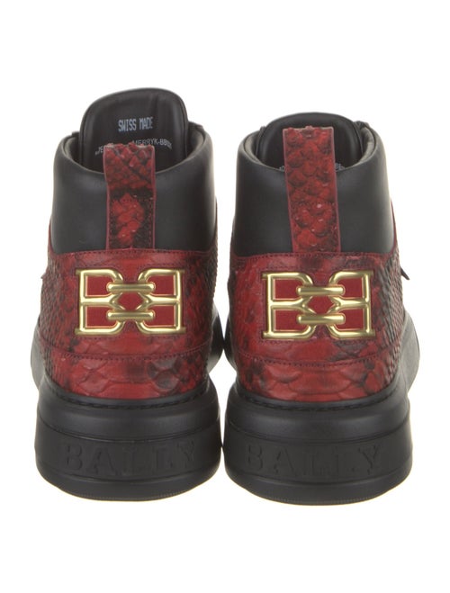 Bally Leather Printed Sneakers