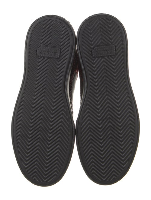 Bally Leather Printed Sneakers