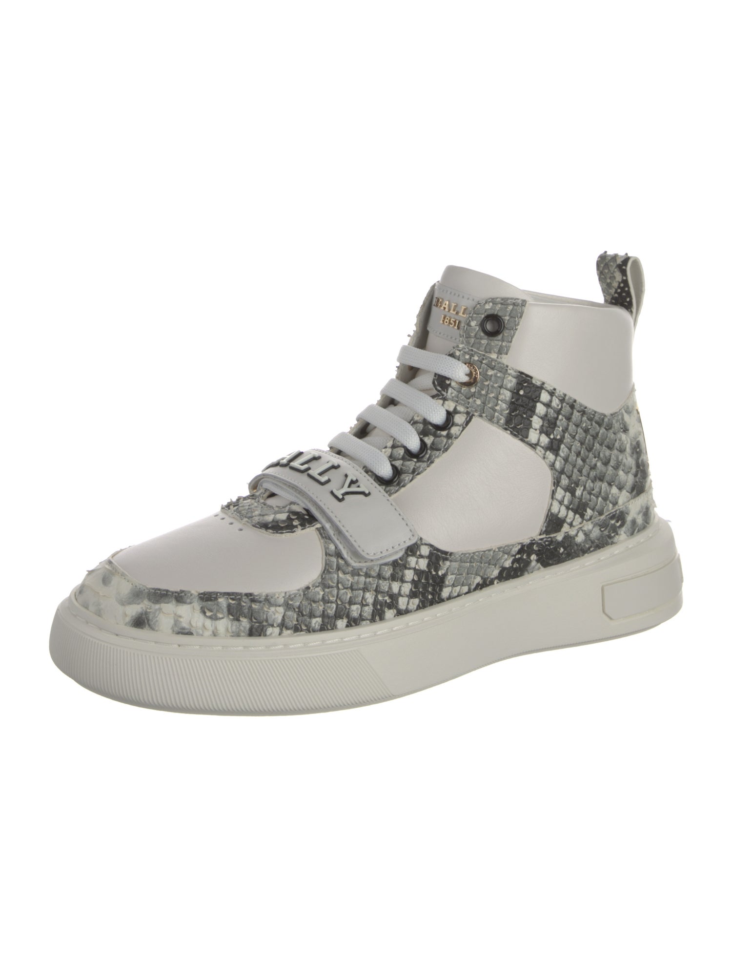 Bally Leather Printed Sneakers