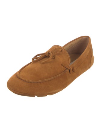 Bally Suede Moccasins