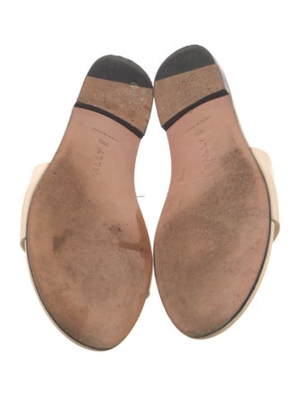 Bally Leather Cutout Accent Slides