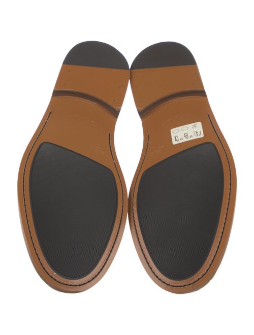 Bally Embossed Leather Loafers