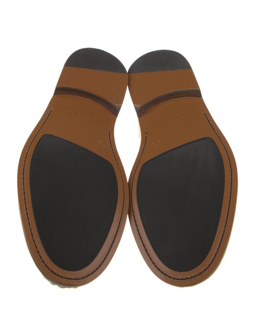 Bally Embossed Leather Loafers