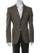 Bally Wool Houndstooth Print Blazer